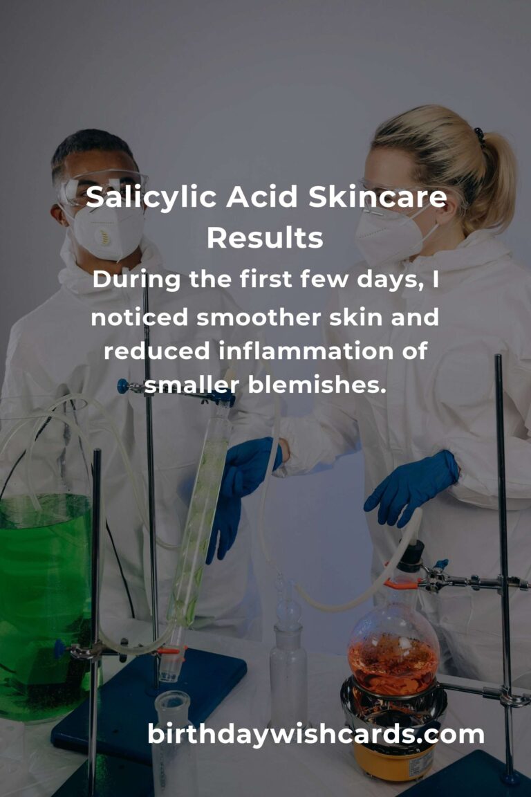 I Tried Salicylic Acid for 7 Days – Here's What Happened