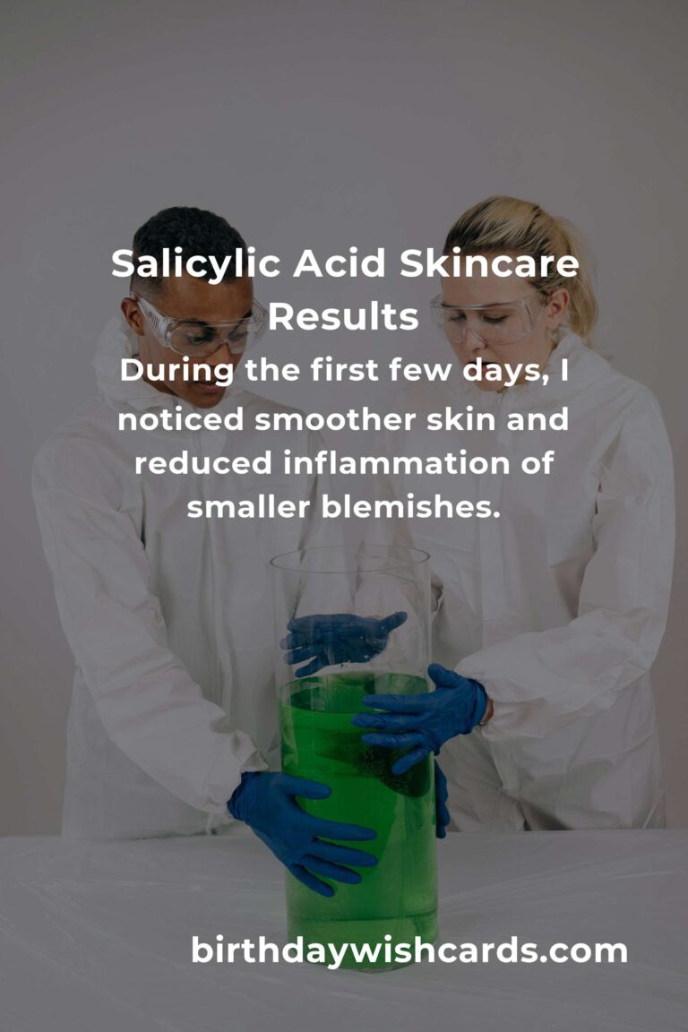 I Tried Salicylic Acid for 7 Days – Here's What Happened