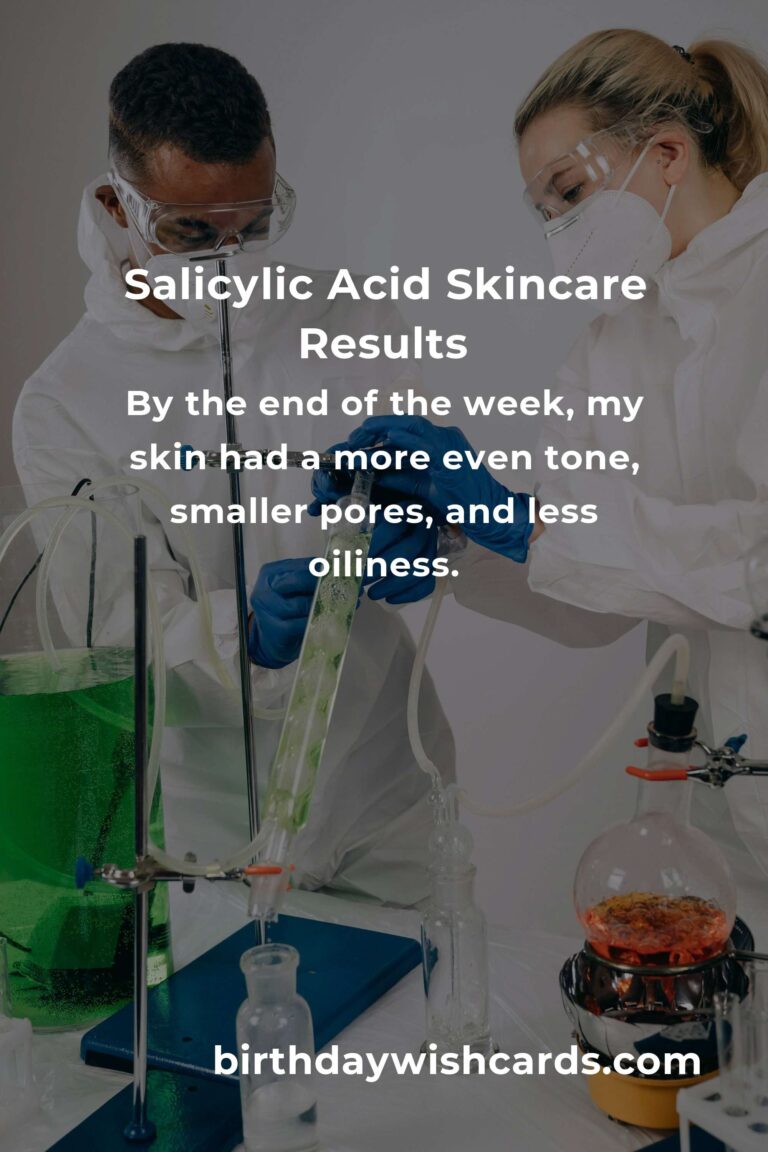 I Tried Salicylic Acid for 7 Days – Here's What Happened