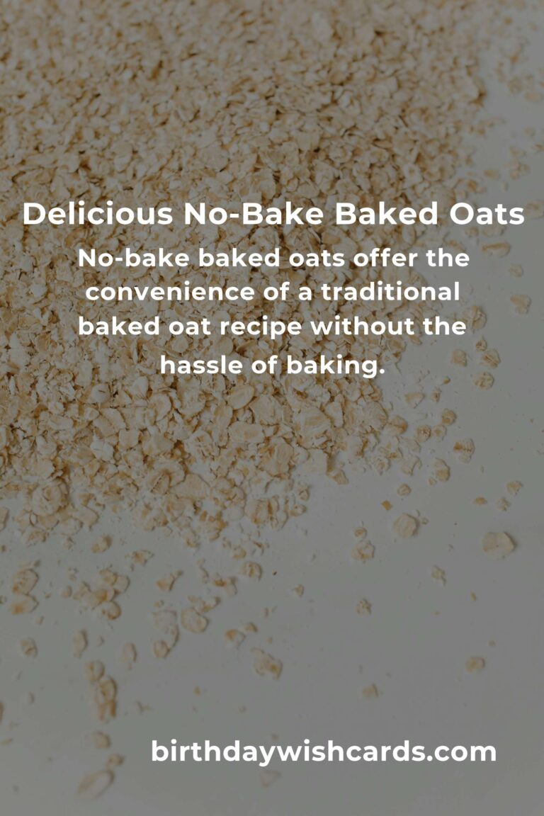 Irresistible No-Bake Baked Oats Recipe You’ll Make Again and Again