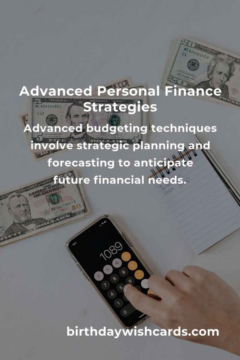 Mastering Advanced Personal Finance: A Comprehensive Guide