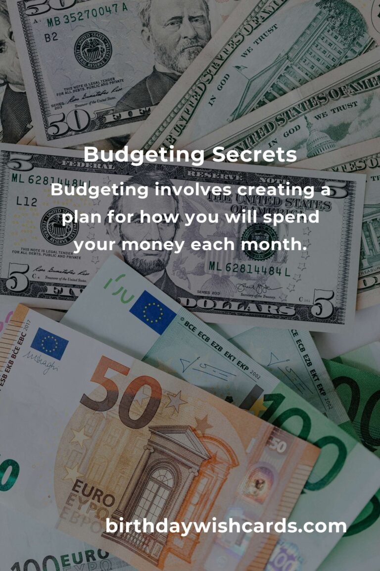 Mastering Budgeting Secrets for Financial Success