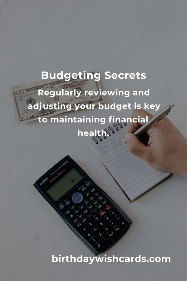 Mastering Budgeting Secrets for Financial Success