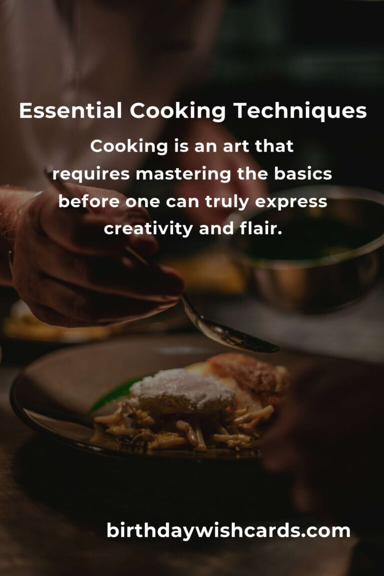 Mastering Cooking Basics: 8 Essential Techniques for Every Home Chef