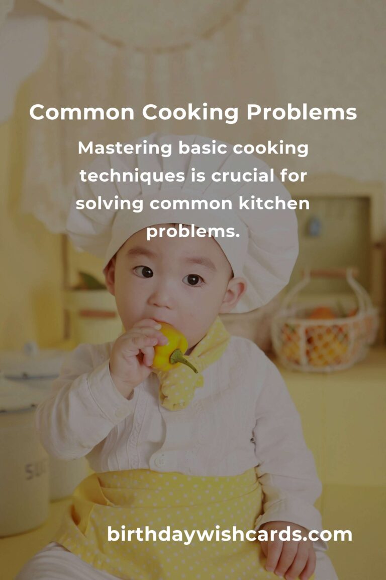 Mastering Cooking Basics: Solving Common Problems in the Kitchen