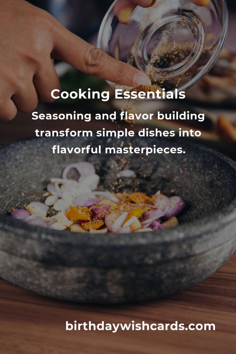 Mastering Cooking Fundamentals: A Beginner’s Guide