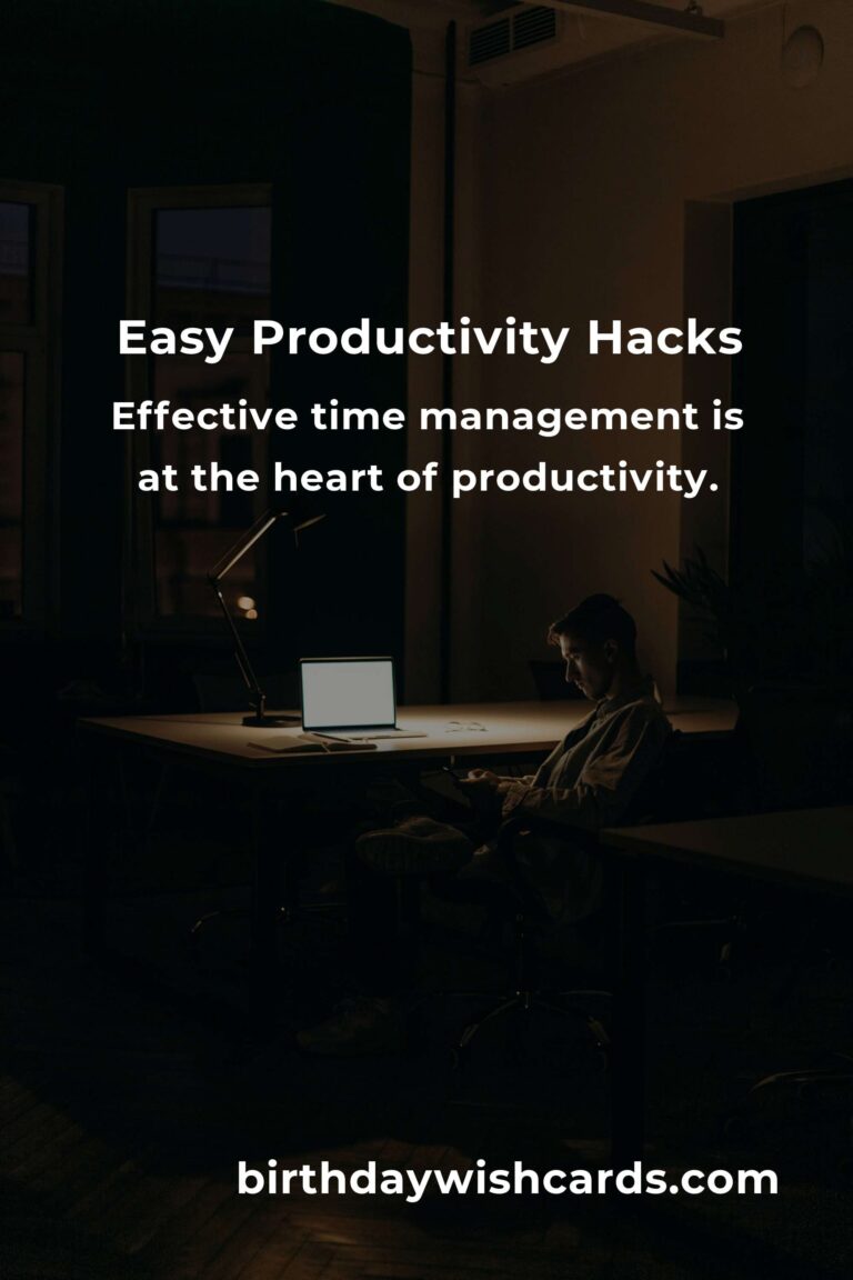 Mastering Easy Productivity Hacks: A Comprehensive Guide