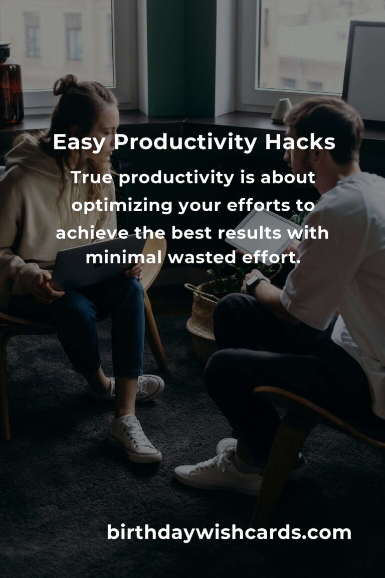 Mastering Easy Productivity Hacks: A Comprehensive Guide