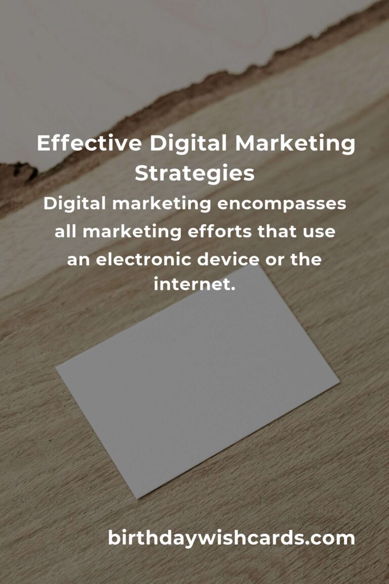 Mastering Effective Digital Marketing Strategies