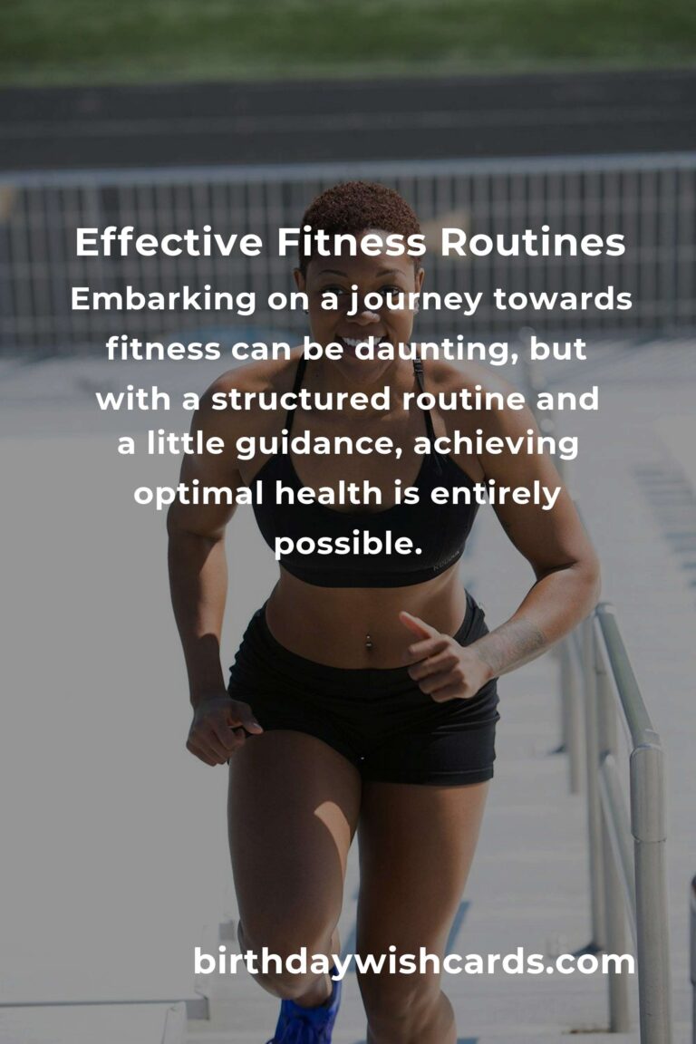 Mastering Fitness Routines: A Comprehensive Guide for Optimal Health