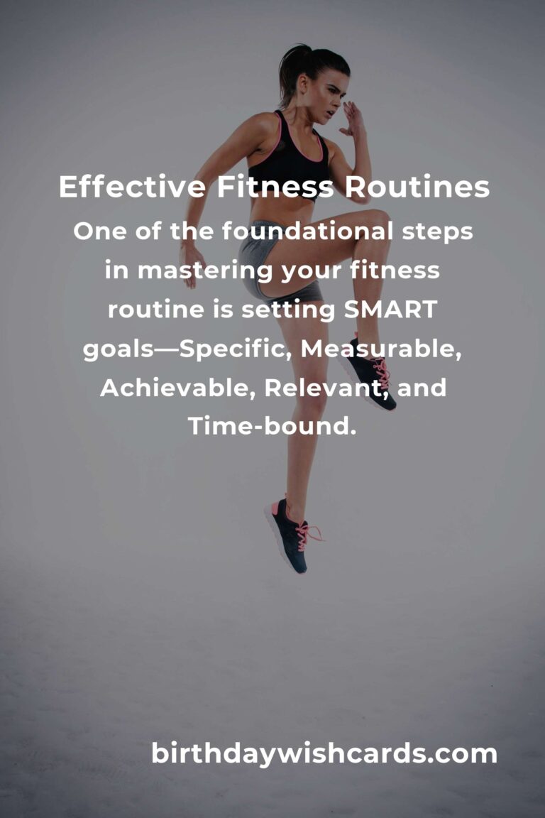 Mastering Fitness Routines: A Comprehensive Guide for Optimal Health