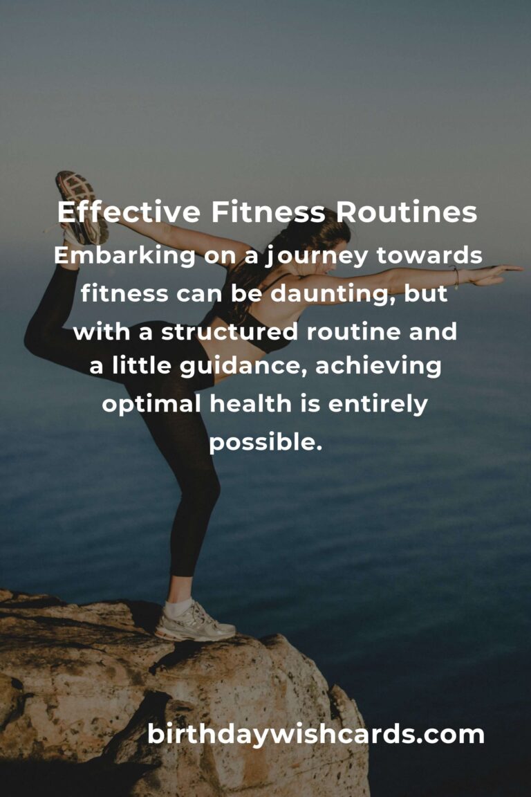 Mastering Fitness Routines: A Comprehensive Guide for Optimal Health