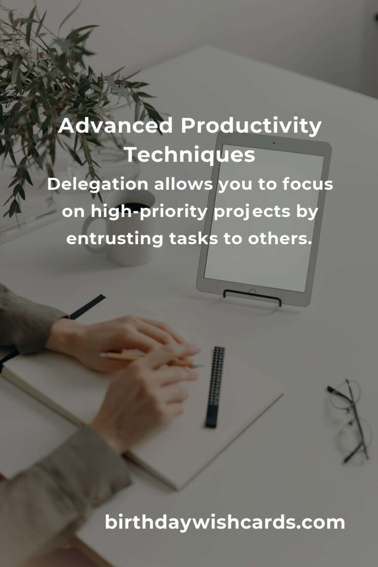 Mastering Peak Efficiency: 6 Tips for Advanced Productivity Hacks
