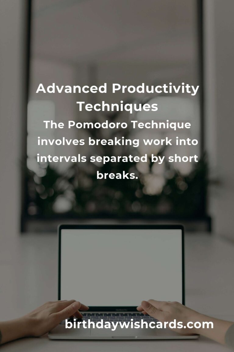 Mastering Peak Efficiency: 6 Tips for Advanced Productivity Hacks
