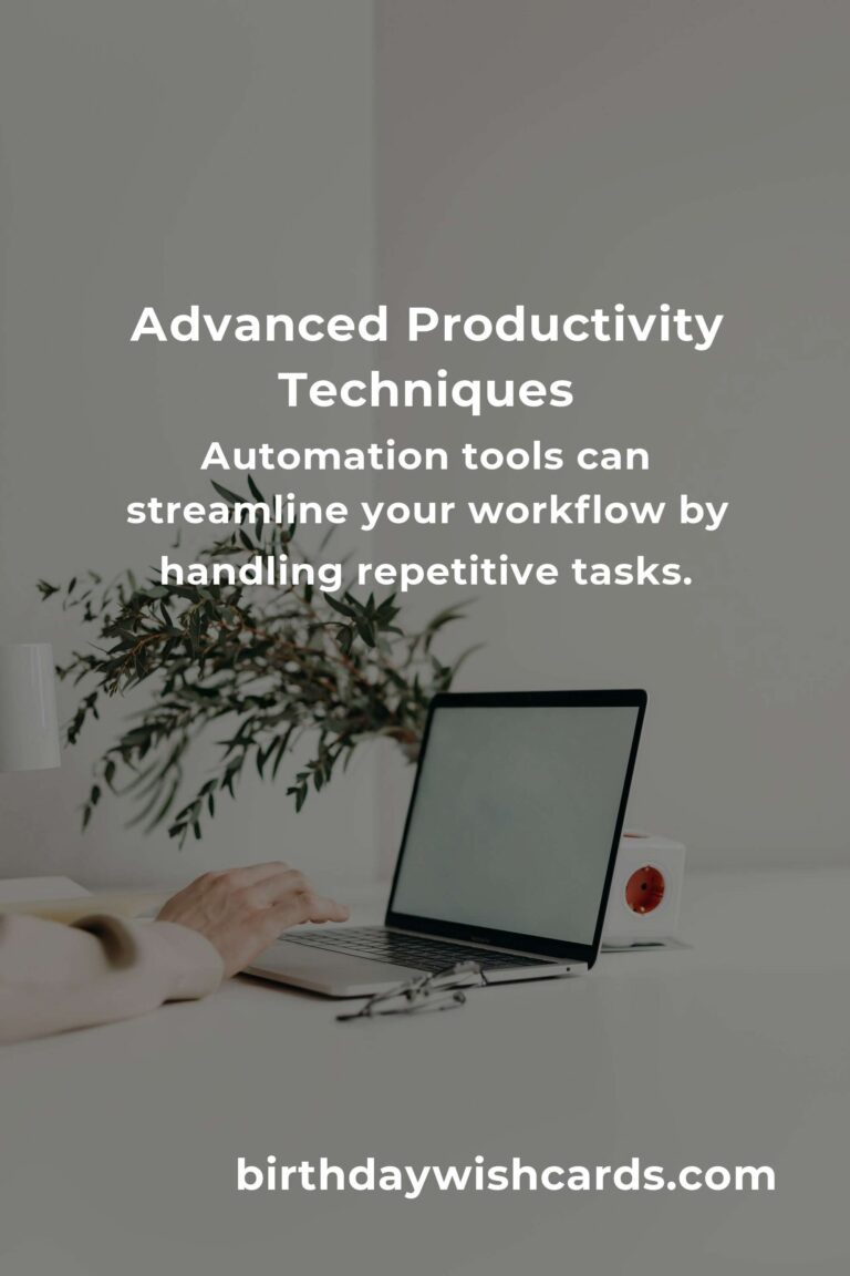 Mastering Peak Efficiency: 6 Tips for Advanced Productivity Hacks