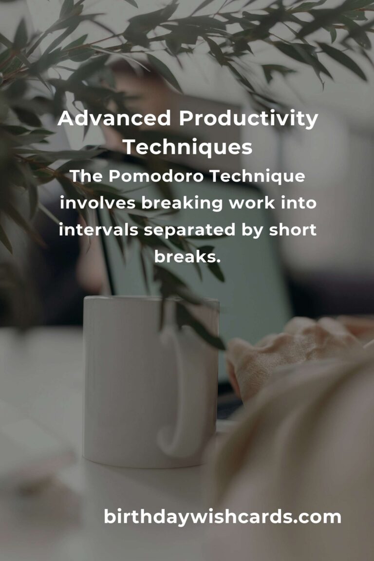 Mastering Peak Efficiency: 6 Tips for Advanced Productivity Hacks