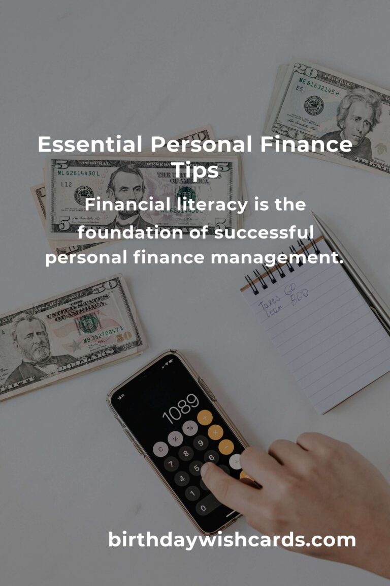 Mastering Personal Finance: Essential Lessons for Financial Success