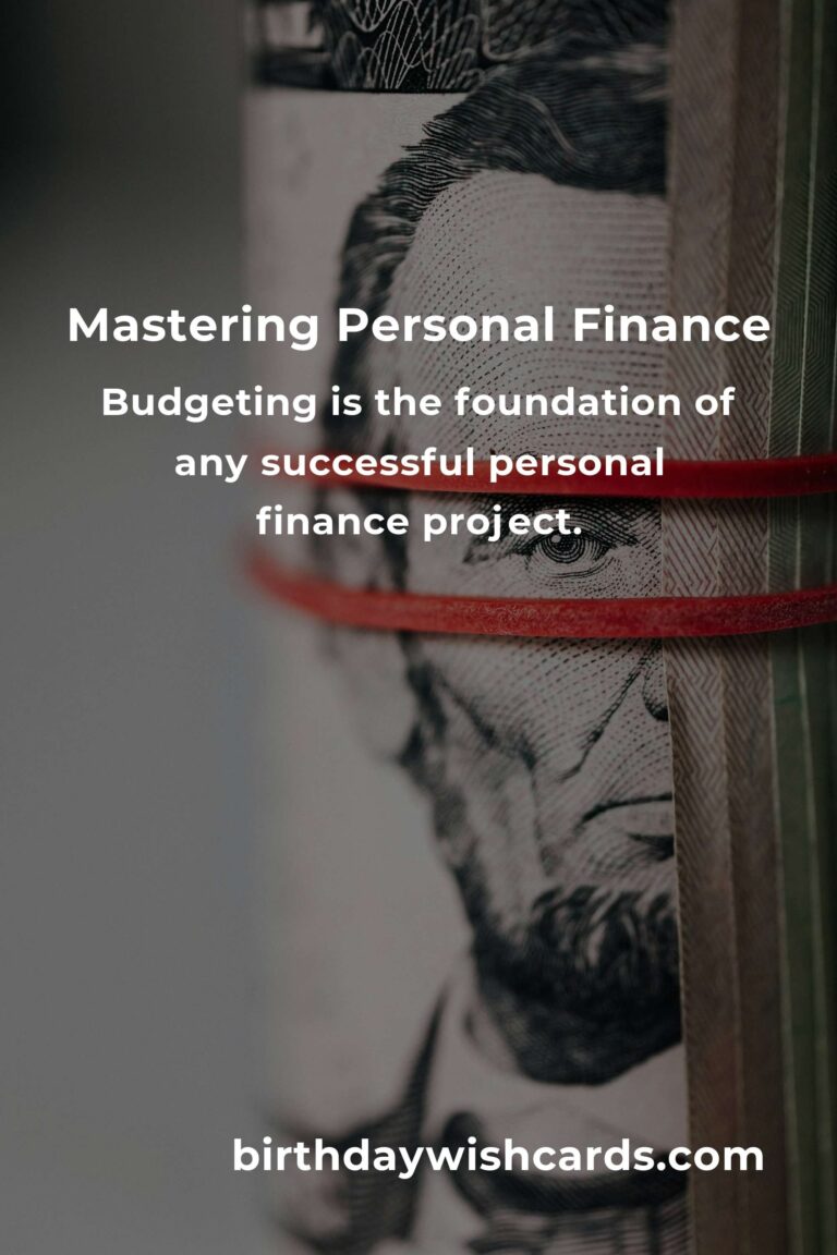 Mastering Personal Finance Projects: A Comprehensive Guide