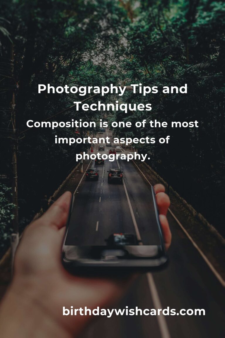 Mastering Photography: 10 Essential Tips for Capturing Stunning Images