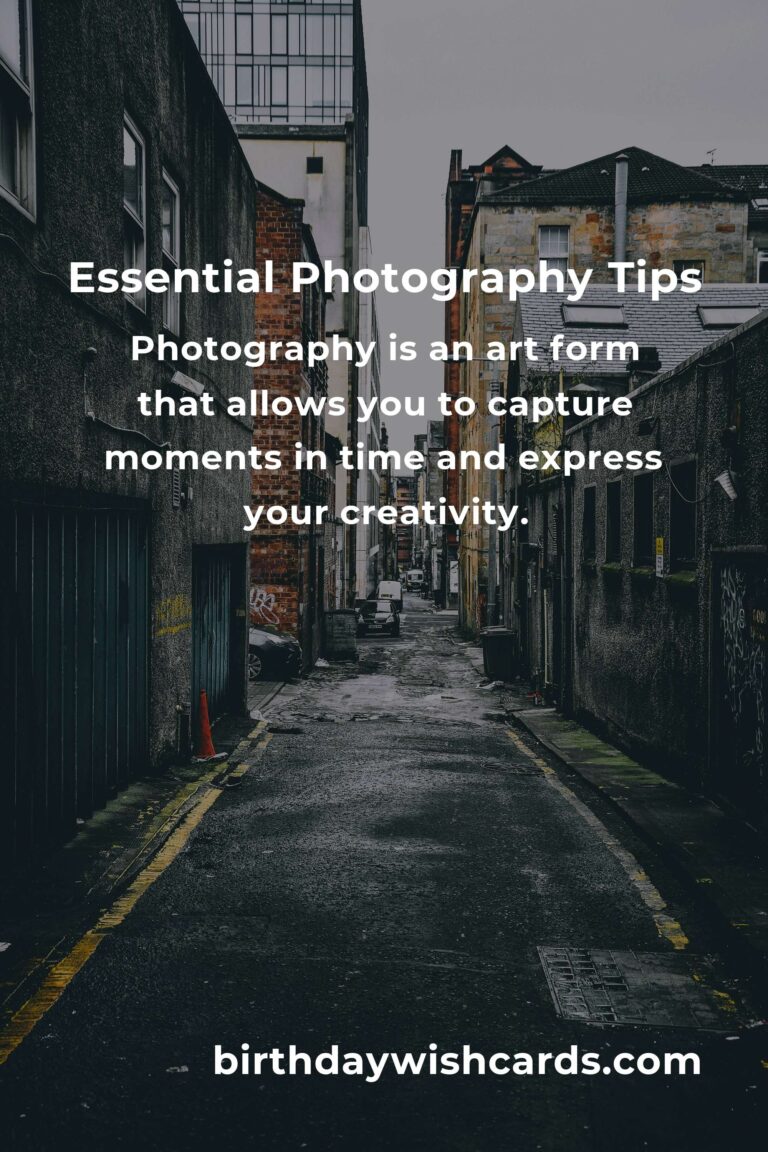 Mastering Photography: 5 Essential Tips for Beginners