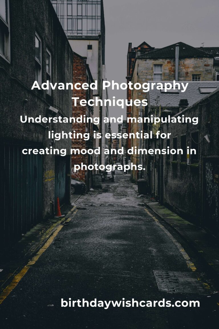 Mastering Photography: 8 Advanced Tips for Stunning Images