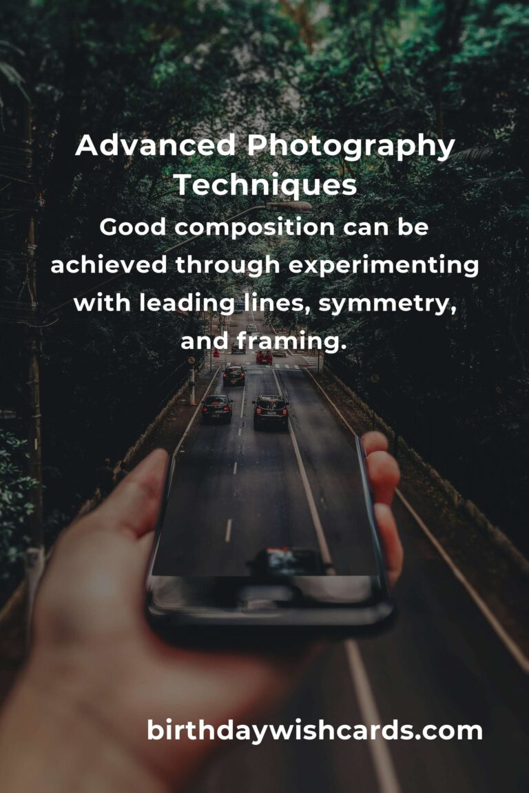 Mastering Photography: 8 Advanced Tips for Stunning Images