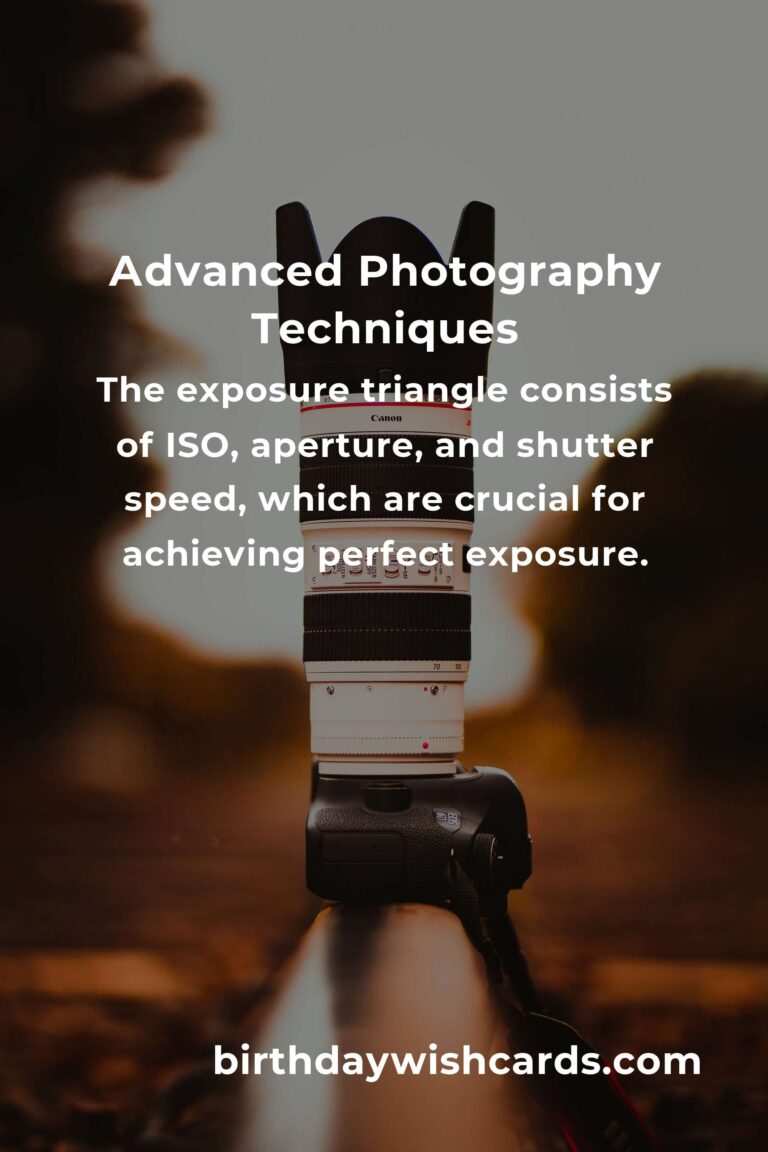 Mastering Photography: 8 Advanced Tips for Stunning Images