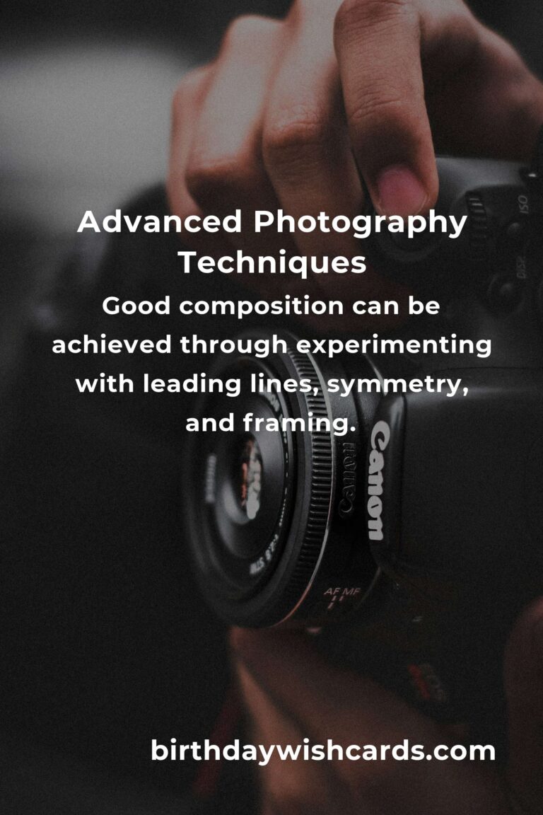Mastering Photography: 8 Advanced Tips for Stunning Images