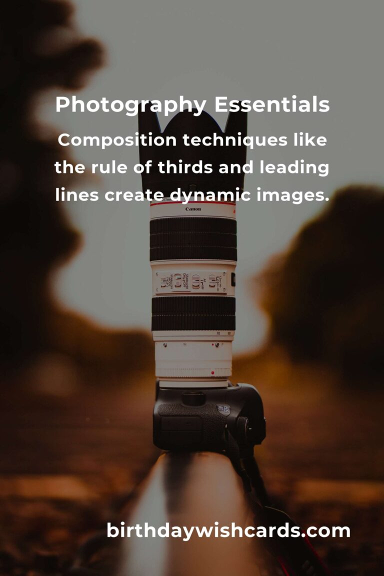 Mastering Photography: Essential Fundamentals for Stunning Images