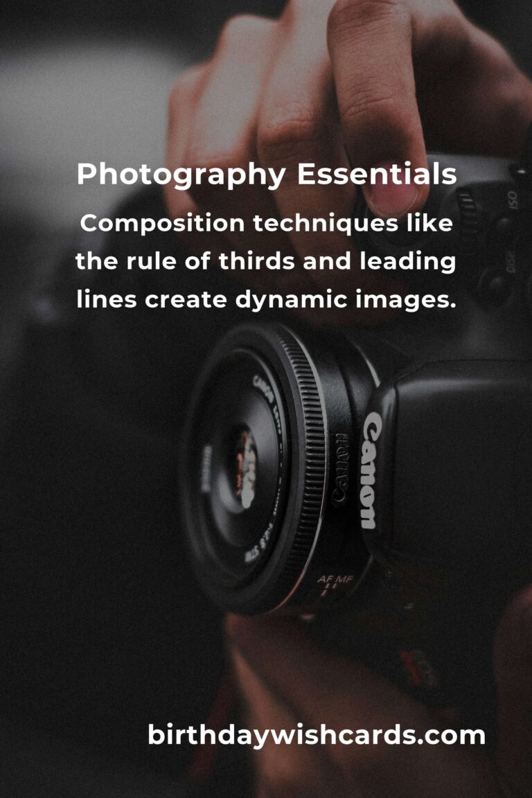 Mastering Photography: Essential Fundamentals for Stunning Images