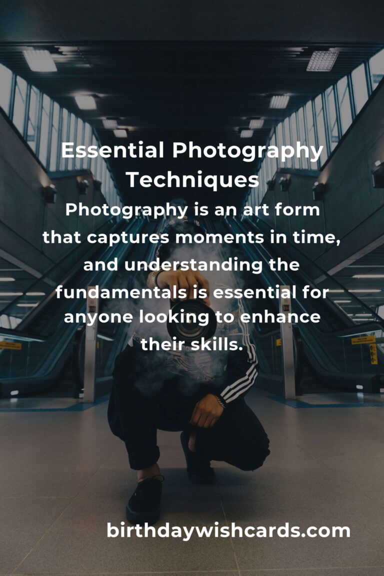 Mastering Photography Fundamentals: A Beginner’s Guide
