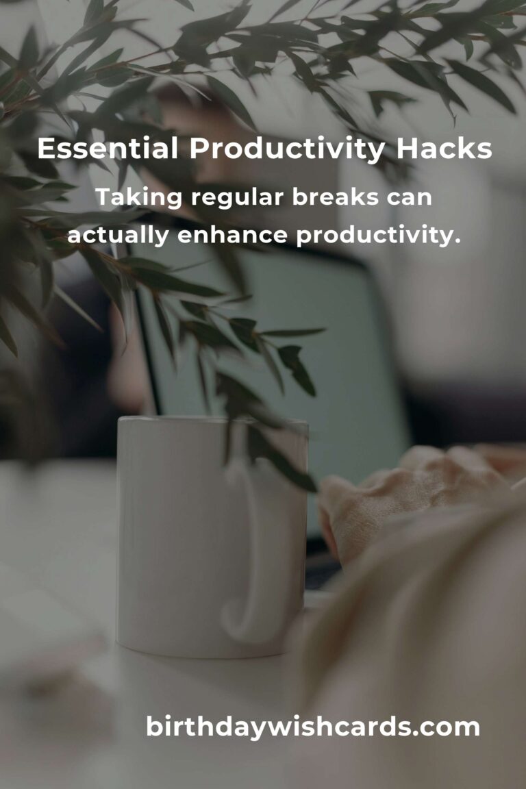 Mastering Productivity: Essential Hacks for Maximum Efficiency