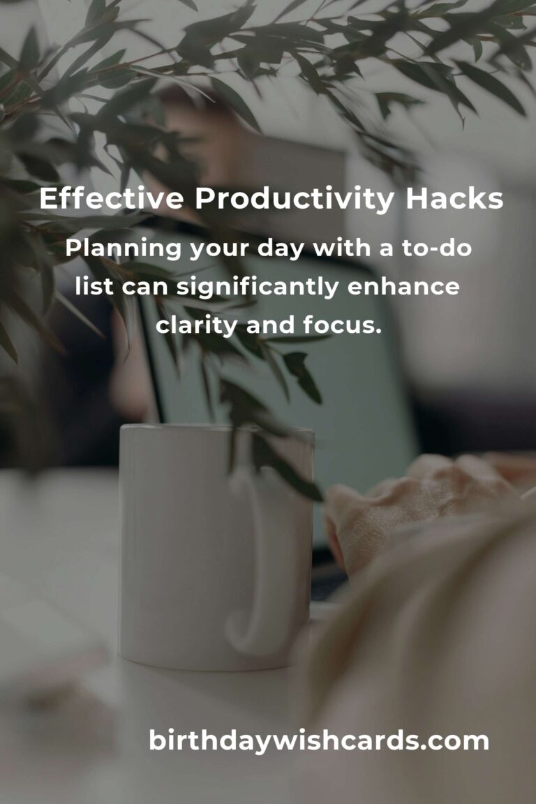 Mastering Productivity: Top Hacks for Effective Work