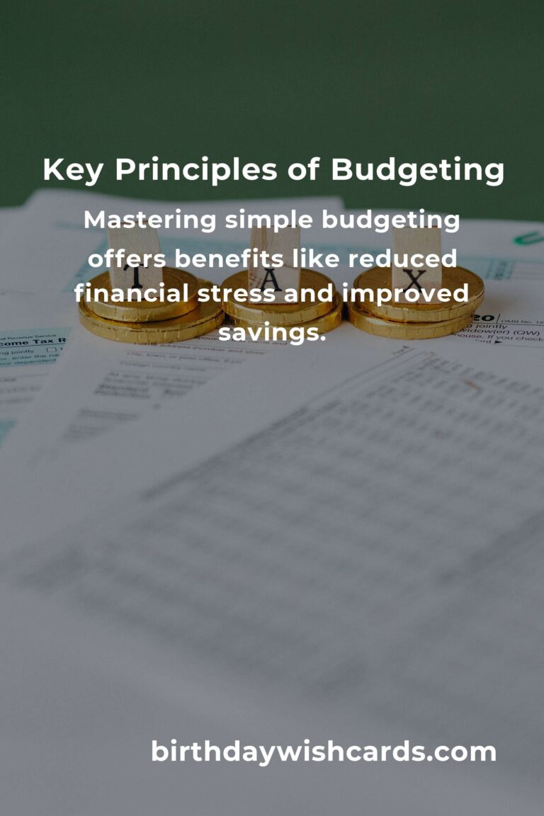 Mastering Simple Budgeting: A Comprehensive Guide