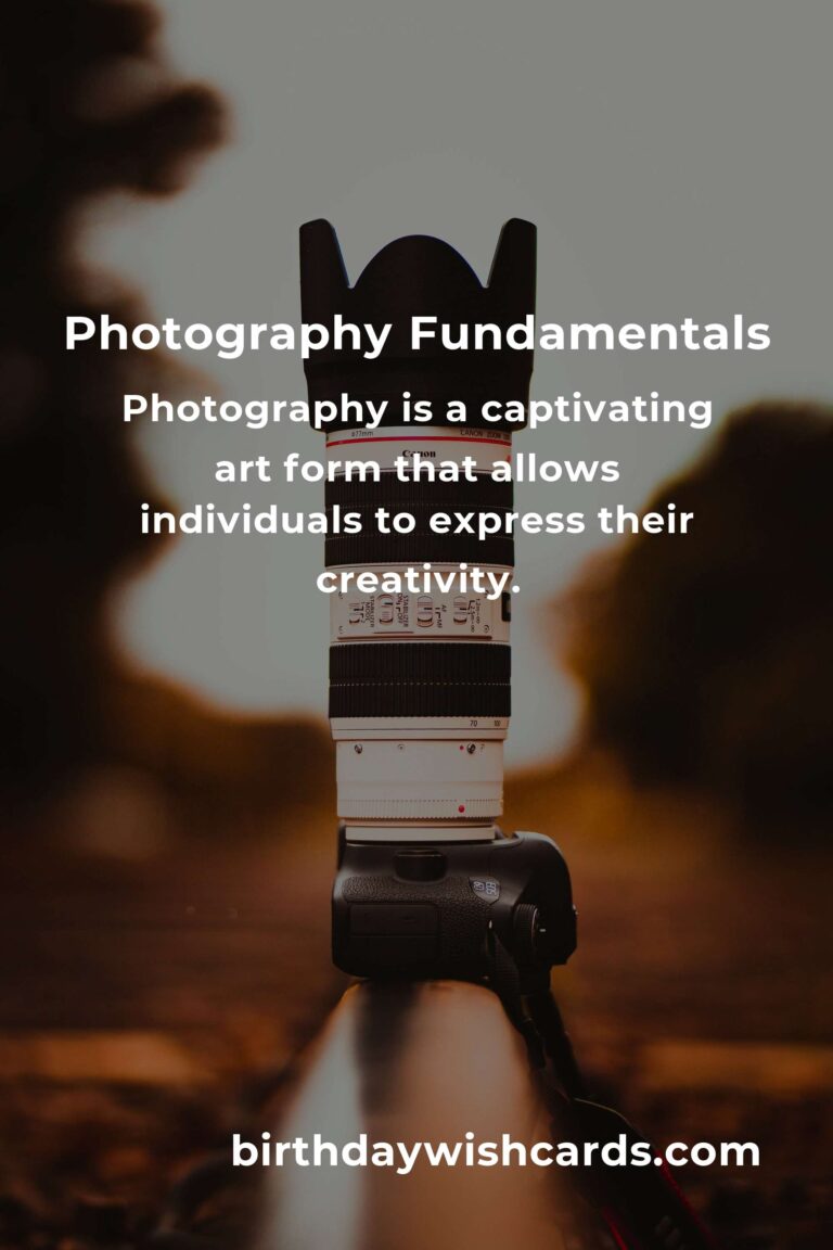 Mastering Simple Photography Fundamentals for Stunning Shots