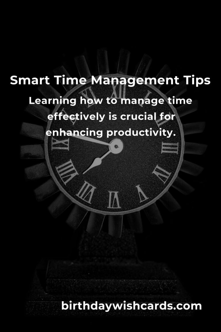 Mastering Smart Time Management Hacks for Optimal Productivity
