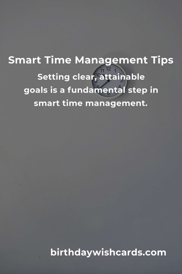 Mastering Smart Time Management Hacks for Optimal Productivity