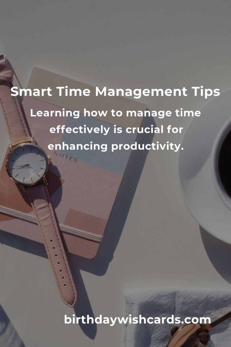 Mastering Smart Time Management Hacks for Optimal Productivity