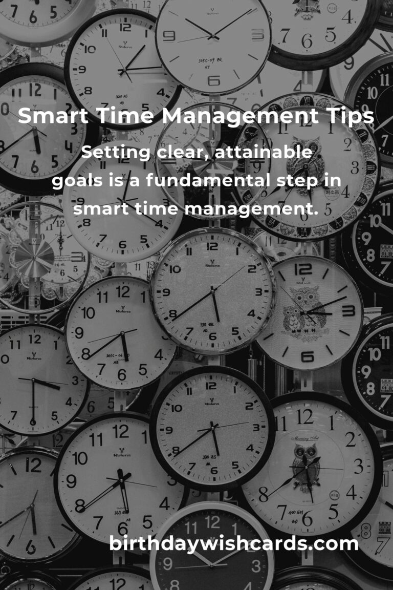 Mastering Smart Time Management Hacks for Optimal Productivity