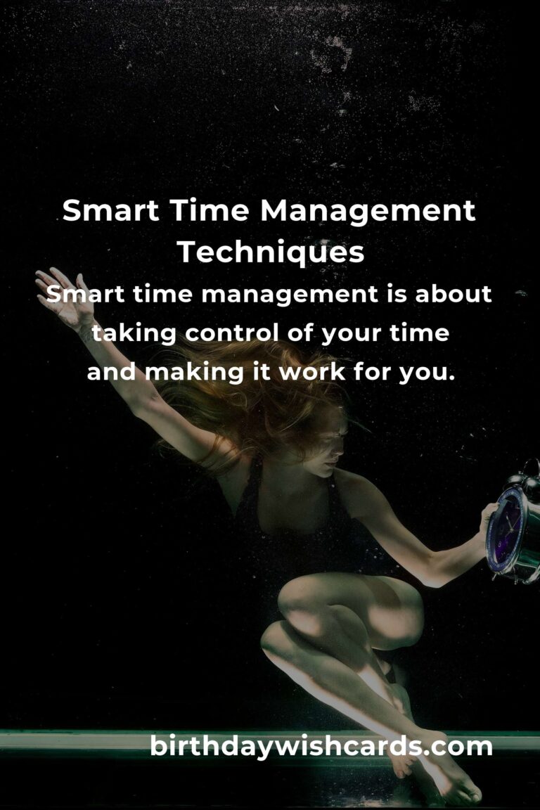 Mastering Smart Time Management for Increased Productivity