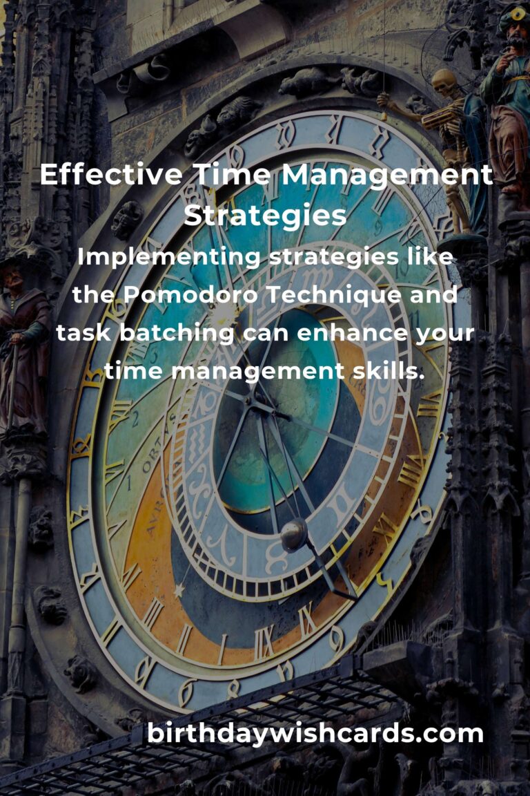 Mastering Time Management: A Beginner’s Guide to Boosting Productivity