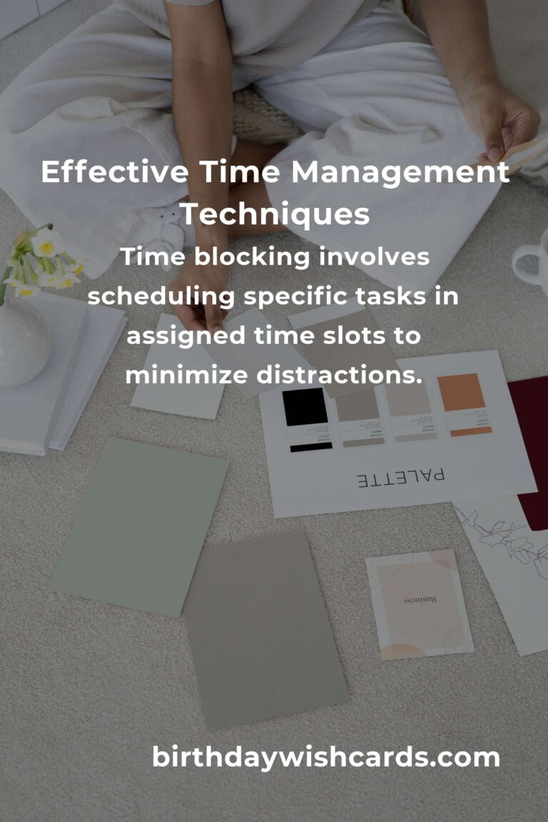 Mastering Time Management Techniques for Improved Productivity