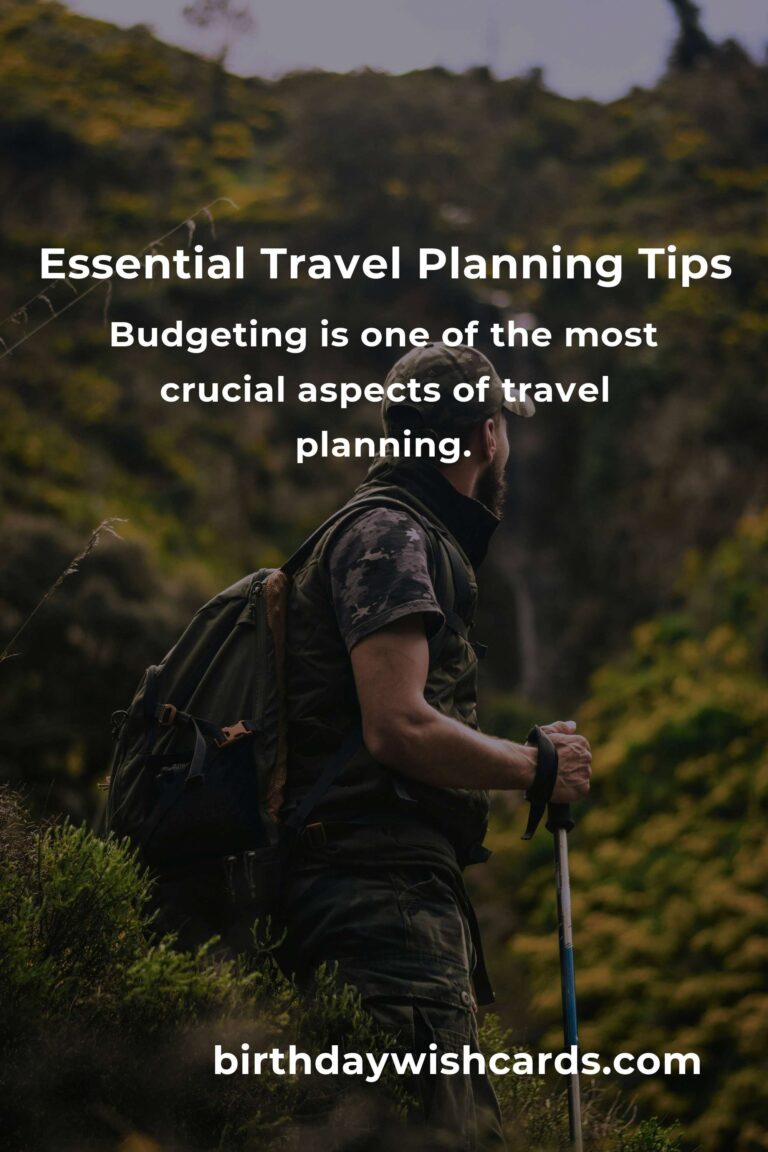 Mastering Travel Planning: A Comprehensive Guide