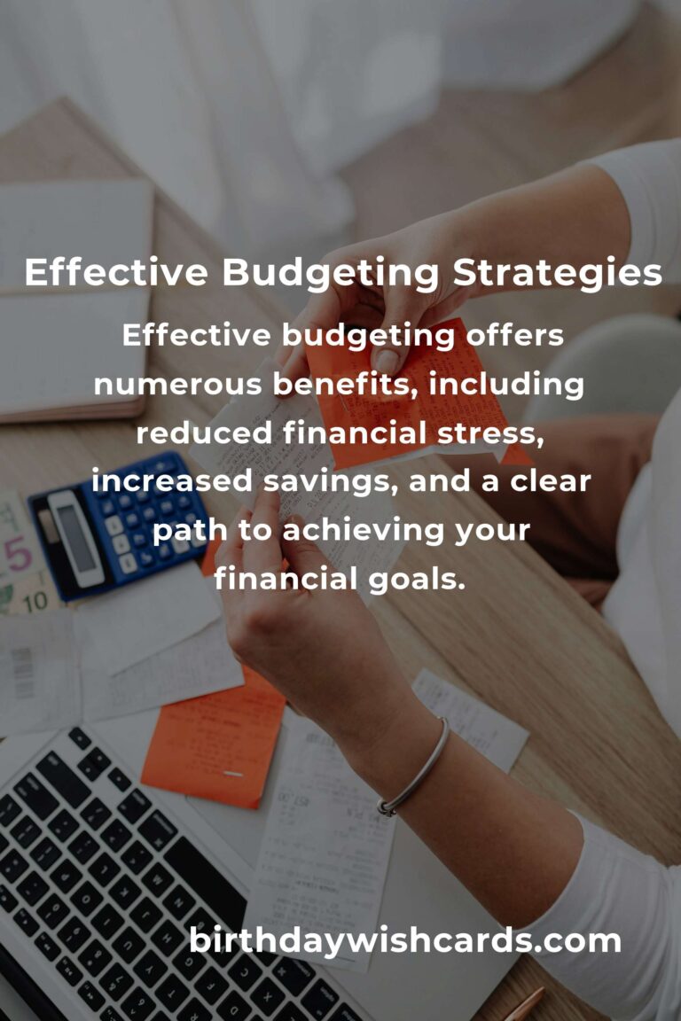 Mastering the Art of Budgeting: Lessons for Financial Success
