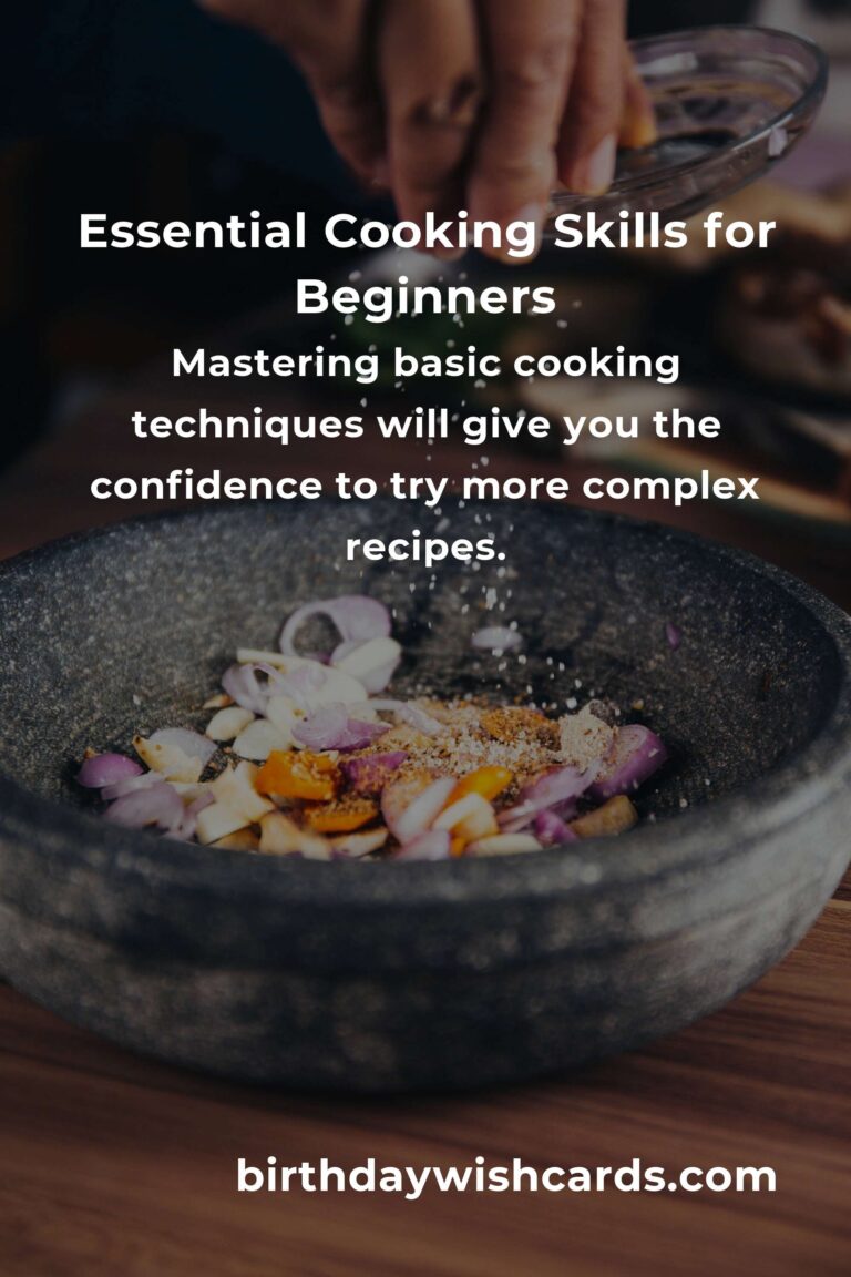 Mastering the Art of Cooking Basics: Essential Projects for Every Beginner