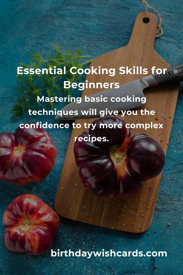Mastering the Art of Cooking Basics: Essential Projects for Every Beginner
