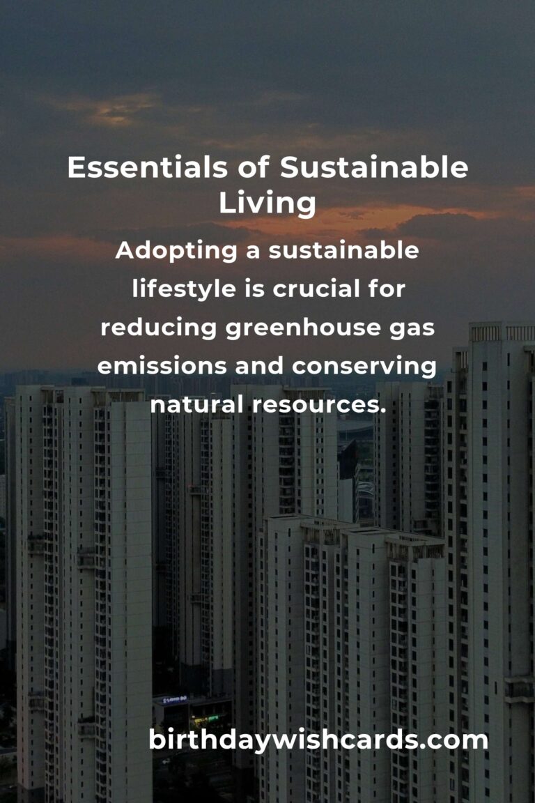 Mastering the Fundamentals of Sustainable Living for a Greener Future