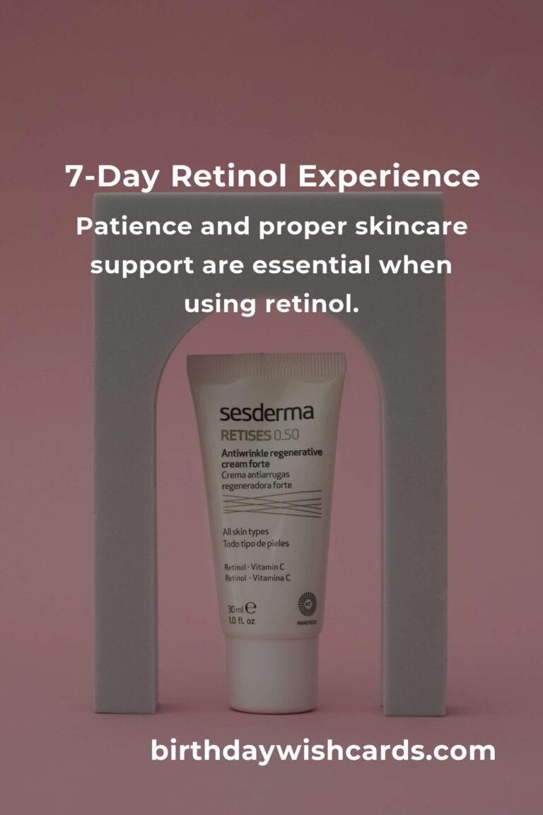My 7-Day Experience with Retinol: Surprising Results and Insights