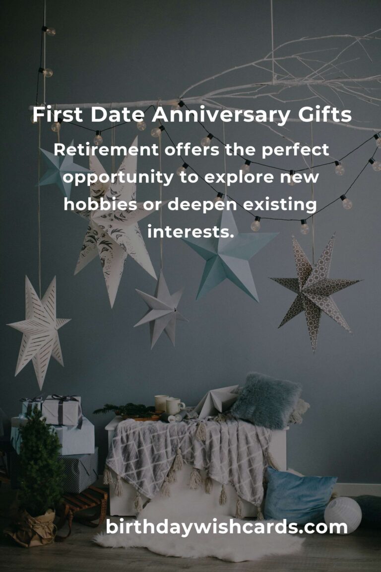 Perfect First Date Anniversary Gifts for Retirees