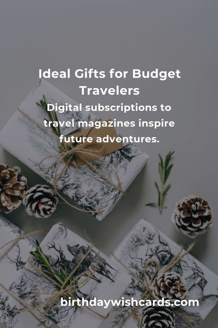 Perfect Opening Anniversary Gifts for Budget Travelers